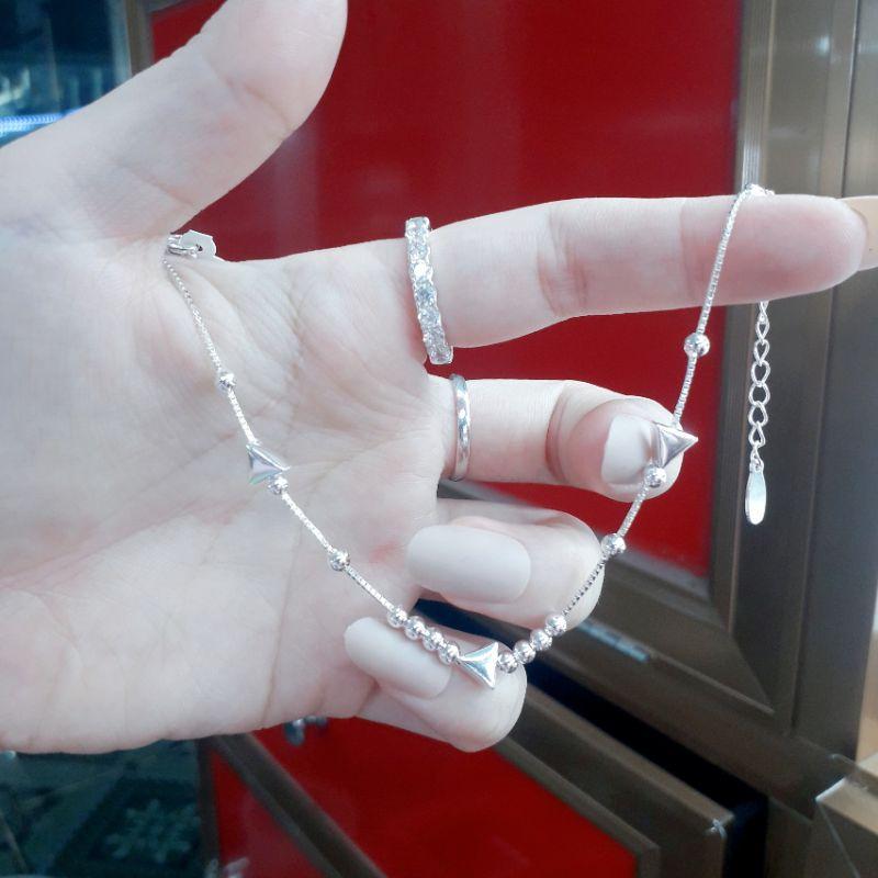 Lắc tay bạc mũi tên đặc  YN JEWELRY