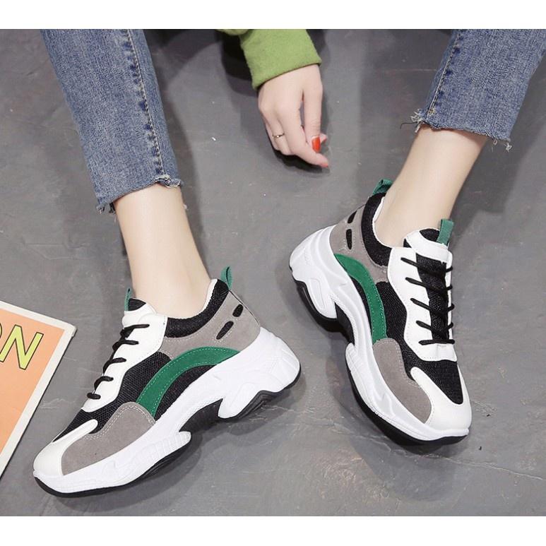 Giày sneaker nữ (xám xanh) 000029