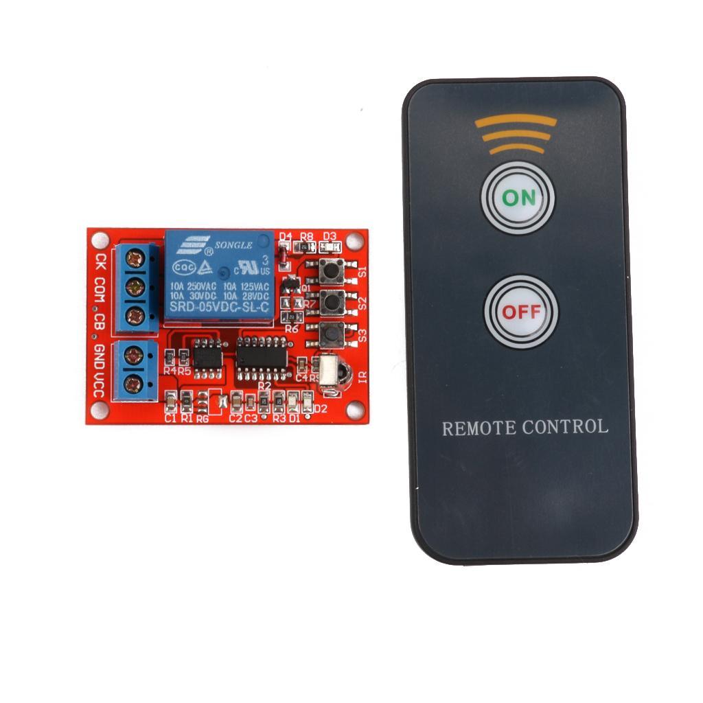 1CH 5V Wireless LED Relay Driver Learning Module with Infrared Remote