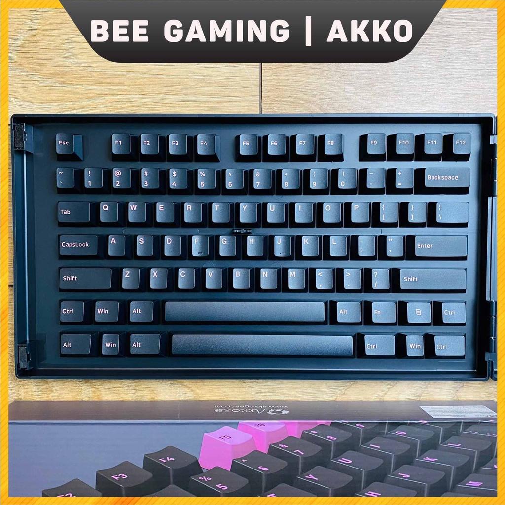 Bộ keycap chính hãng AKKO - Black Pink (PBT Double Shot / Cherry Profile / 229 nút )