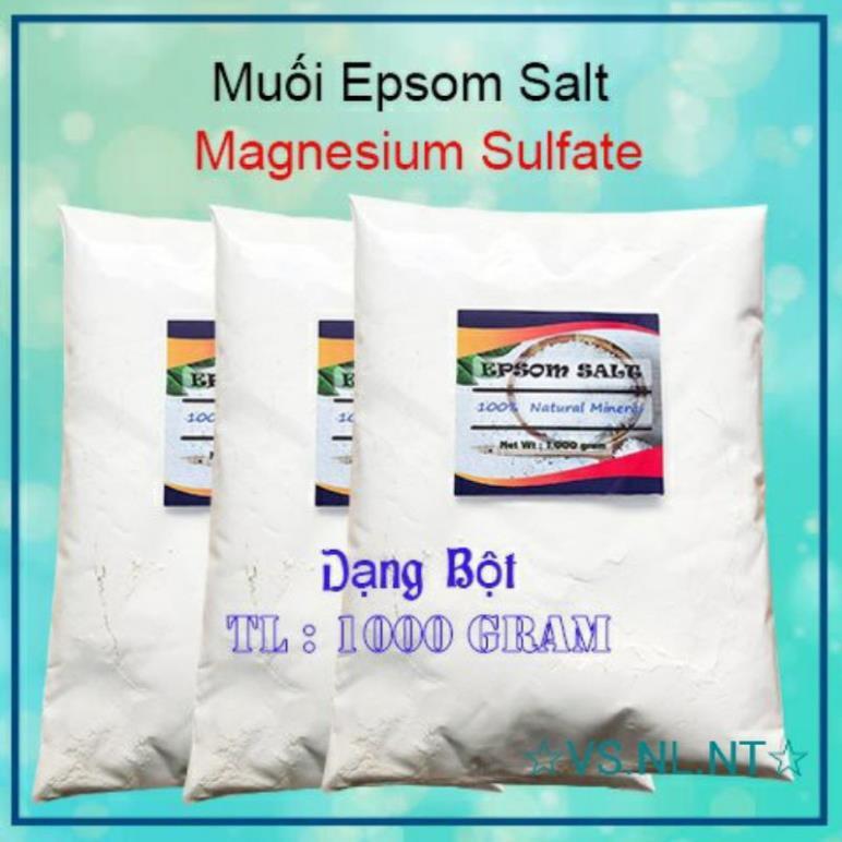 Muối Epsom-1KG#100% Tự Nhiên .