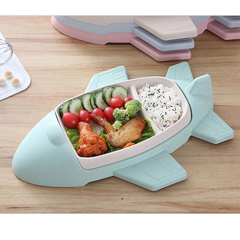An Toàn Cho Bé Ăn Tấm Hoạt Hình Máy Bay Hình Trẻ Em Món Ăn Hút Tập Bé Bộ Đồ Ăn Hình Hoạt Hình Dễ Thương Trẻ Em Ăn Bát