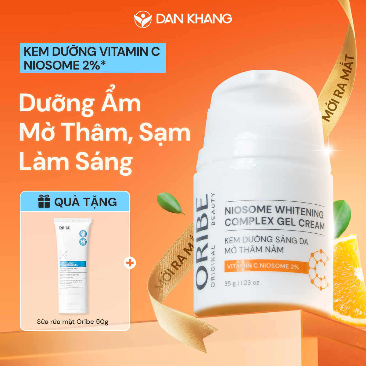 Kem Dưỡng Ẩm Vitamin C 2% Oribe hỗ trợ trắng da, mờ nám