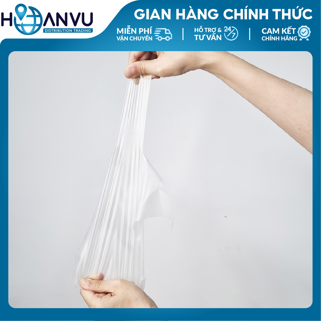 Găng tay nhựa cao cấp TPE TP Plastic (100 cái/hộp)