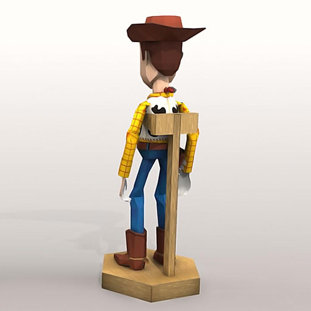 Mô hình giấy Anime Cartoon Sheriff Woody - Toy Story