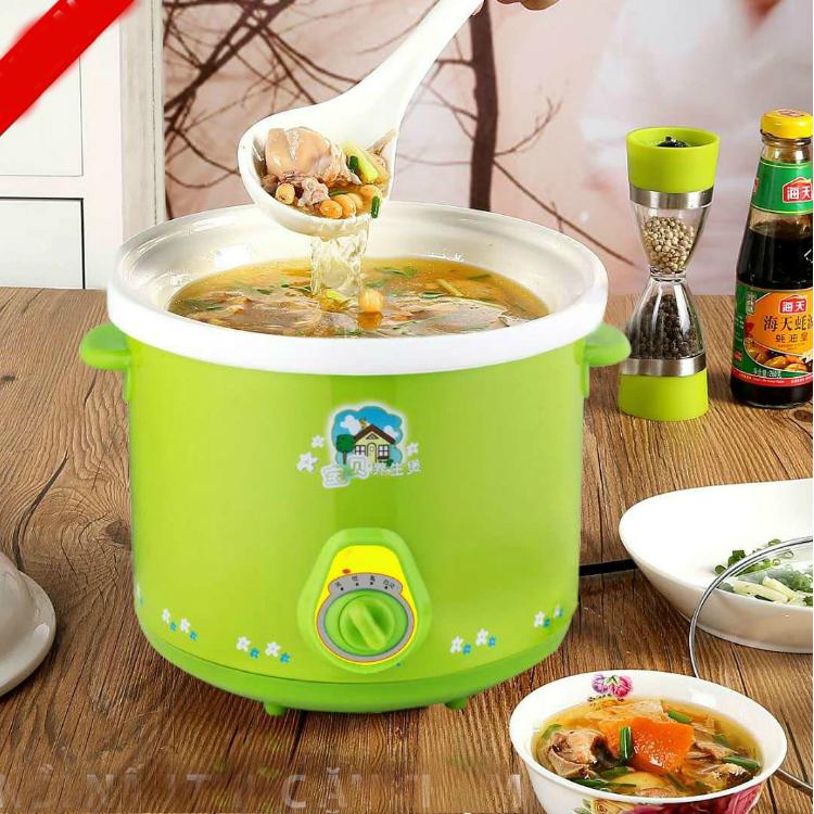 Nồi Tiềm - Nồi Nấu Thức Ăn Chậm Vouller, Nấu Cháo Ăn Dặm Cho Bé 1.5L - Màu Ngẫu Nhiên - Hàng Chính Hãng