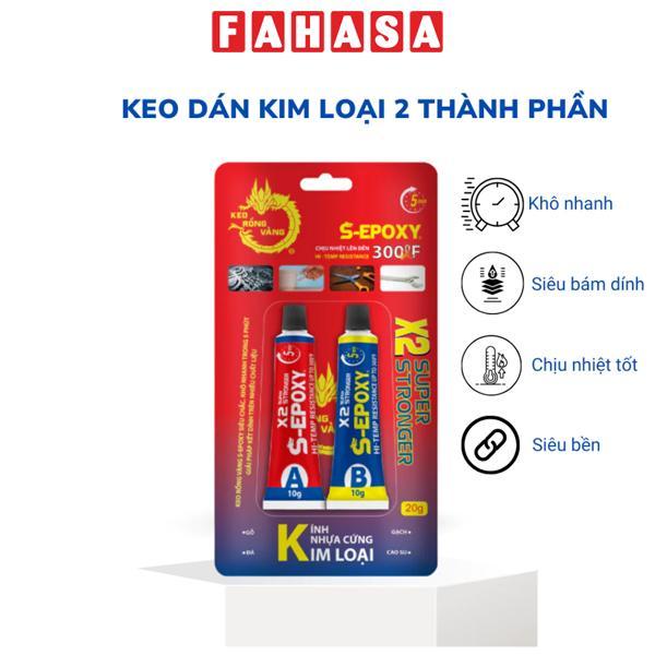 Vỉ 2 Keo Dán Kim Loại 2 Thành Phần 20g - S-Epoxy