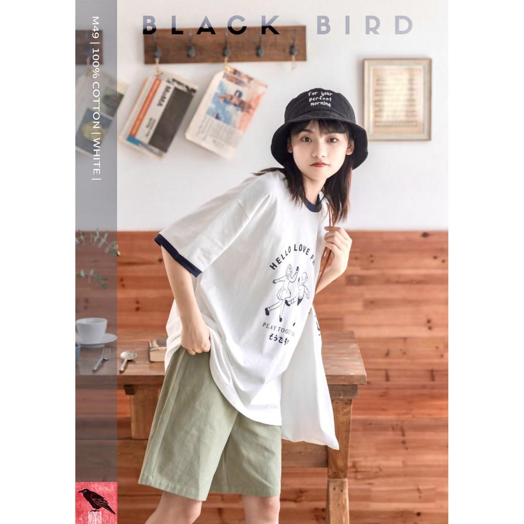 ÁO PHÔNG NAM NỮ M49 | HELLO LOVE FRIEND