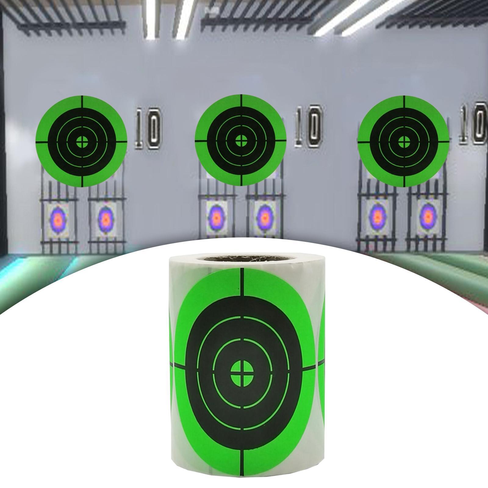3"/7.50cm Splatter  Stickers for Range Hunting Practice Green