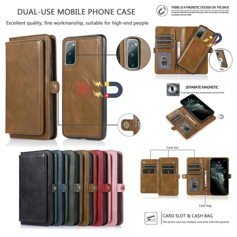 Ốp lưng nhiều thẻ phong cách cổ điển cho Samsung Galaxy Phone Case S21+ Plus Ultra A32 A42 A52 A72