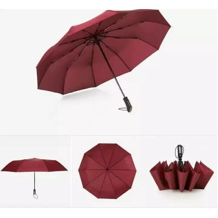 Ô Tự Động Gấp Gọn 2 Chiều Nhật Bản - Dù Tự Động Đi Mưa Loại To Sang Chảnh