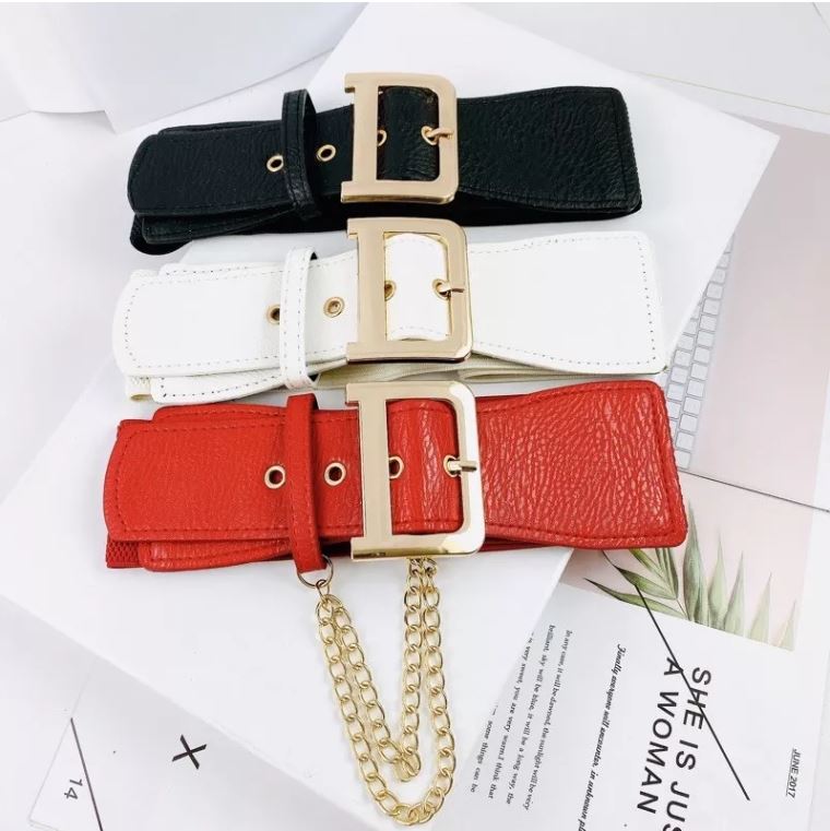 Đai váy Belt chữ D xích bản 5cm Dễ phối đồ