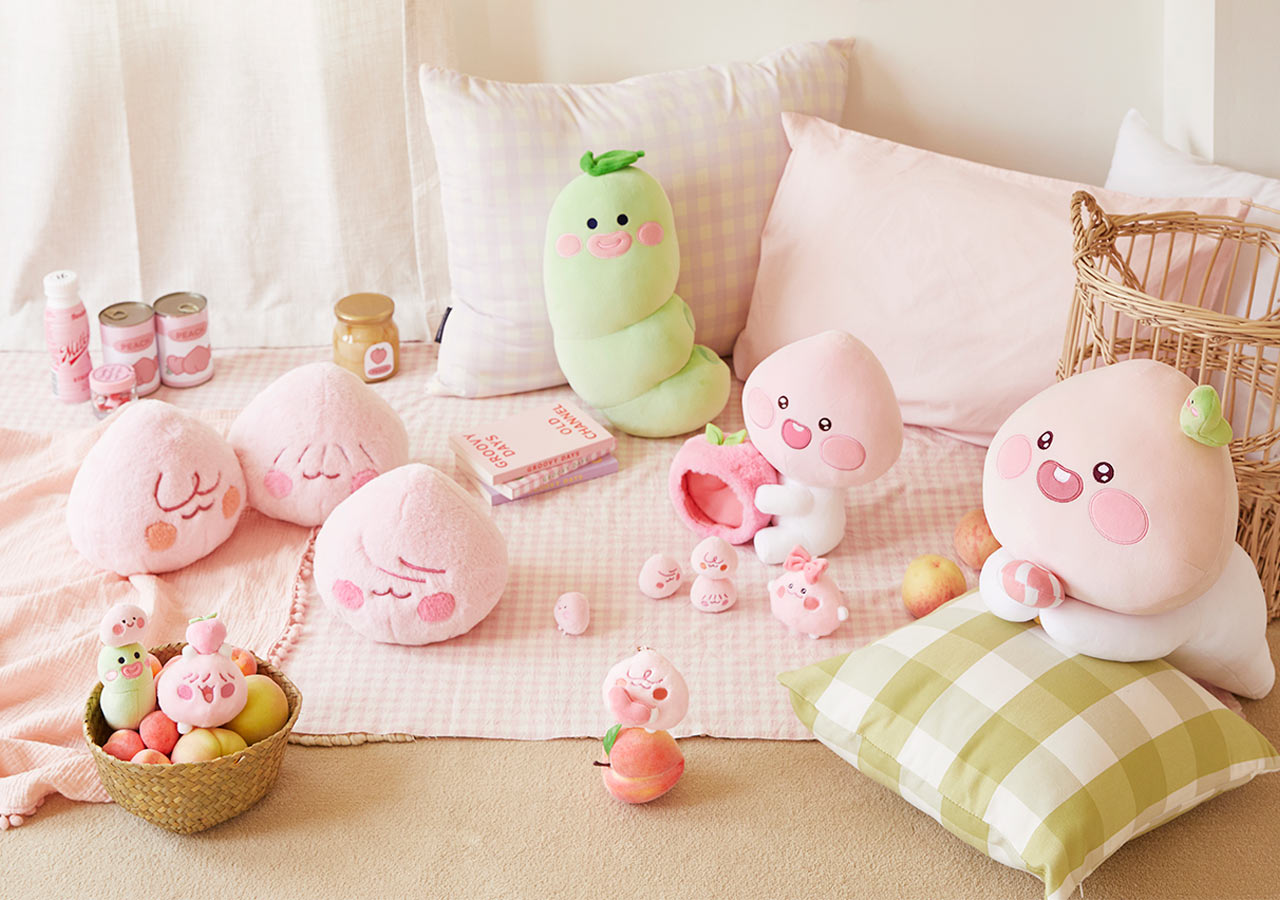 Móc Treo Chìa Khóa PeachFiv Pea Kakao Friends Chính Hãng