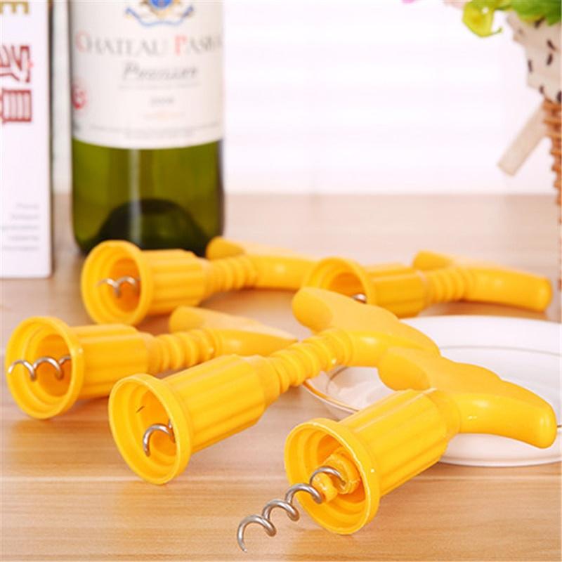 Mini Creative Multifunctional Stainless Steel Wine Bottle Opener Red Corkscrew Wine Opener Bar Kitchen Tools Gadgets Accessories