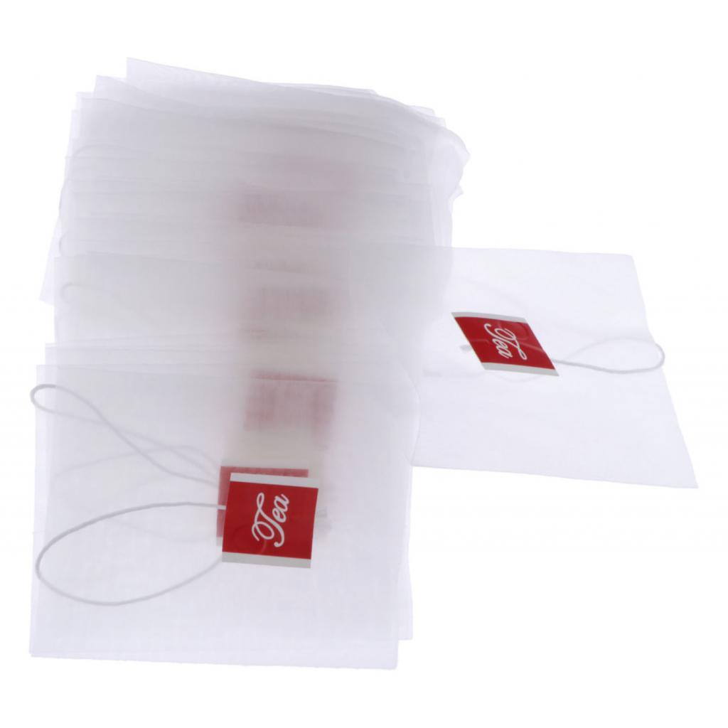 50 Cái Túi Lọc Trà Rỗng Chuỗi Túi Infuser Cho Trà Lỏng
