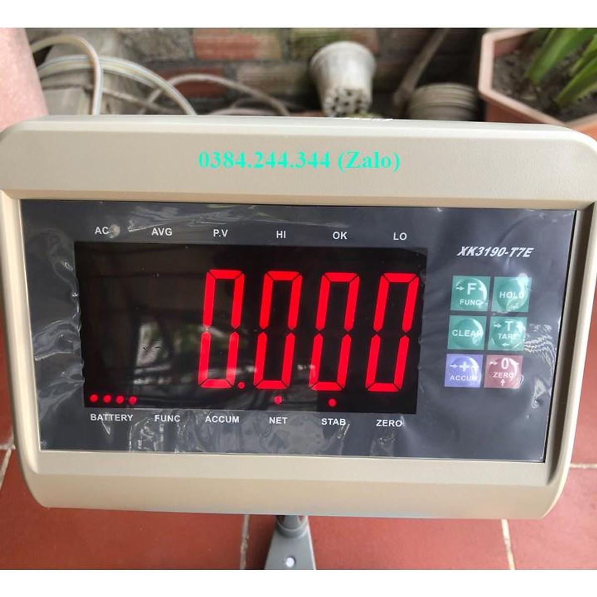 Cân bàn điện tử thông dụng Yaohua T7E, Mức cân 300kg, độ chia 0.05kg, Bàn cân kích thước 40x50cm