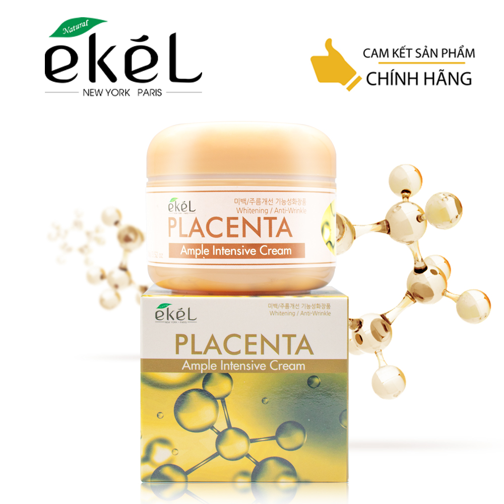 Kem dưỡng da chuyên sâu Placenta EKEL EKEL Placenta Ample Intensive Cream 100g