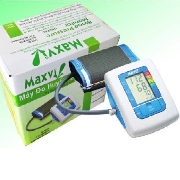 Máy đo huyết áp bắp tay kỹ thuật số Tiếng Việt MAXVI - Đọc chỉ số và phân độ huyết áp theo WHO