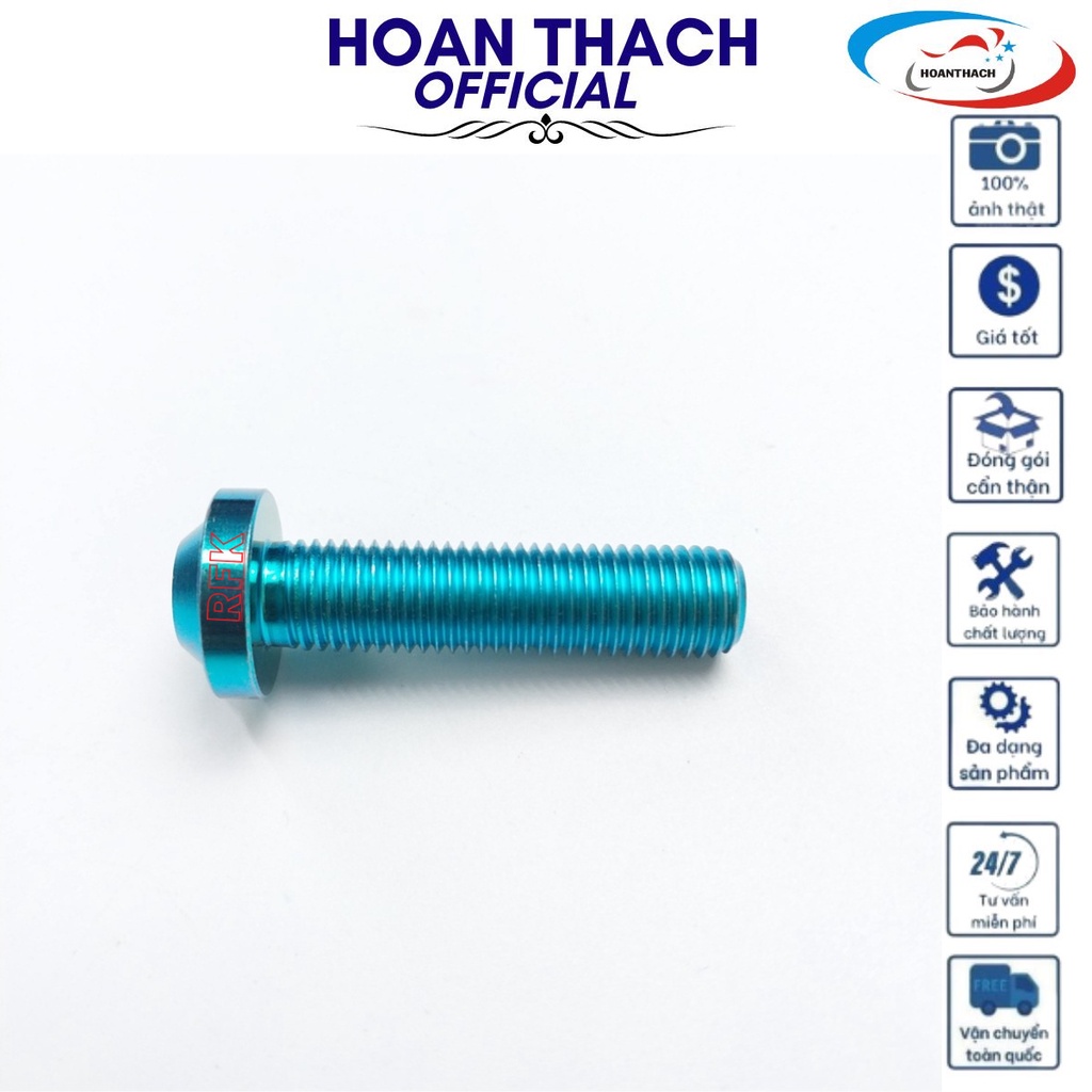 Ốc Gr5 10L40 Đầu Dù Xanh Lục Bảo dùng cho nhiều dòng xe SP016455