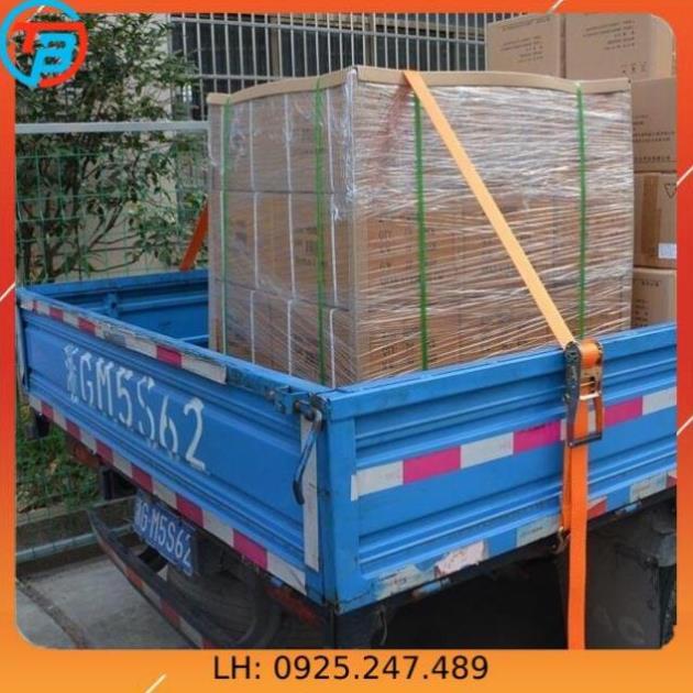 Dây Cảo Chằng Hàng Tăng Đơ bản 50mm tải 3000kg ( dài 6 mét - 8 mét - 10 mét ) cáp thép Thái Bình Vina