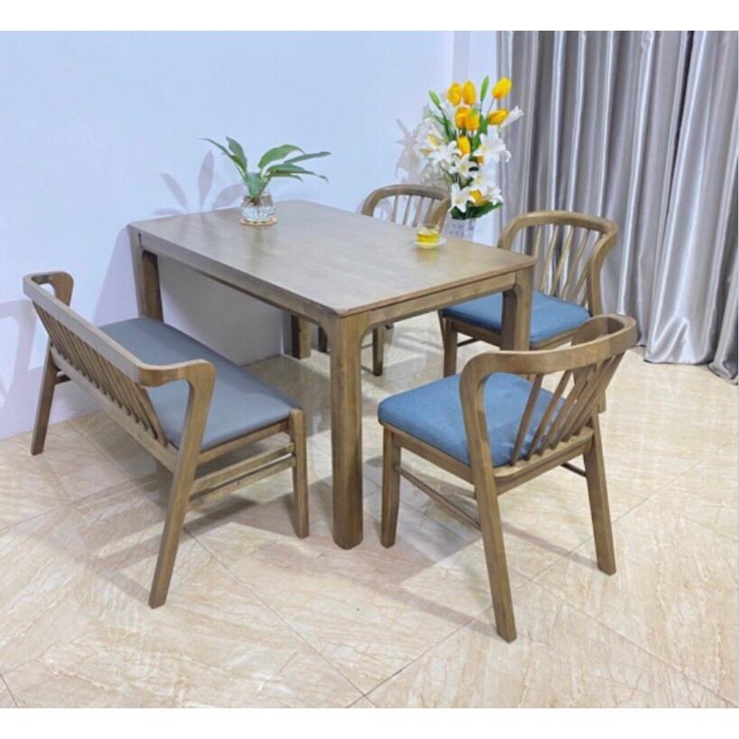Bộ bàn ăn Candy 1m2-1m45