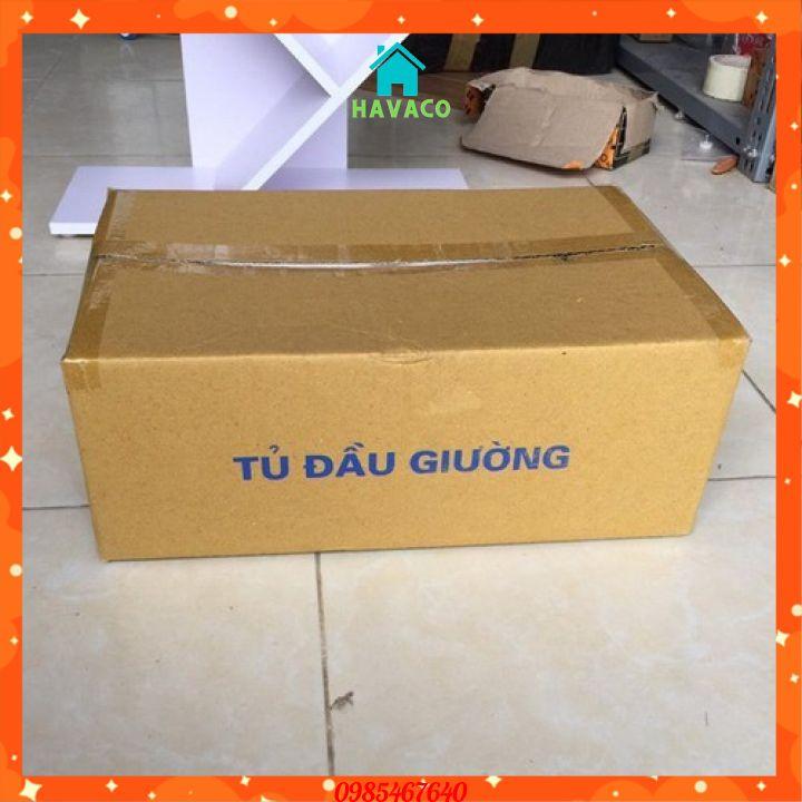 Tủ Đầu Giường 2 Ngăn Kéo Bằng Gỗ, Kệ Để Đồ Tiện Lợi