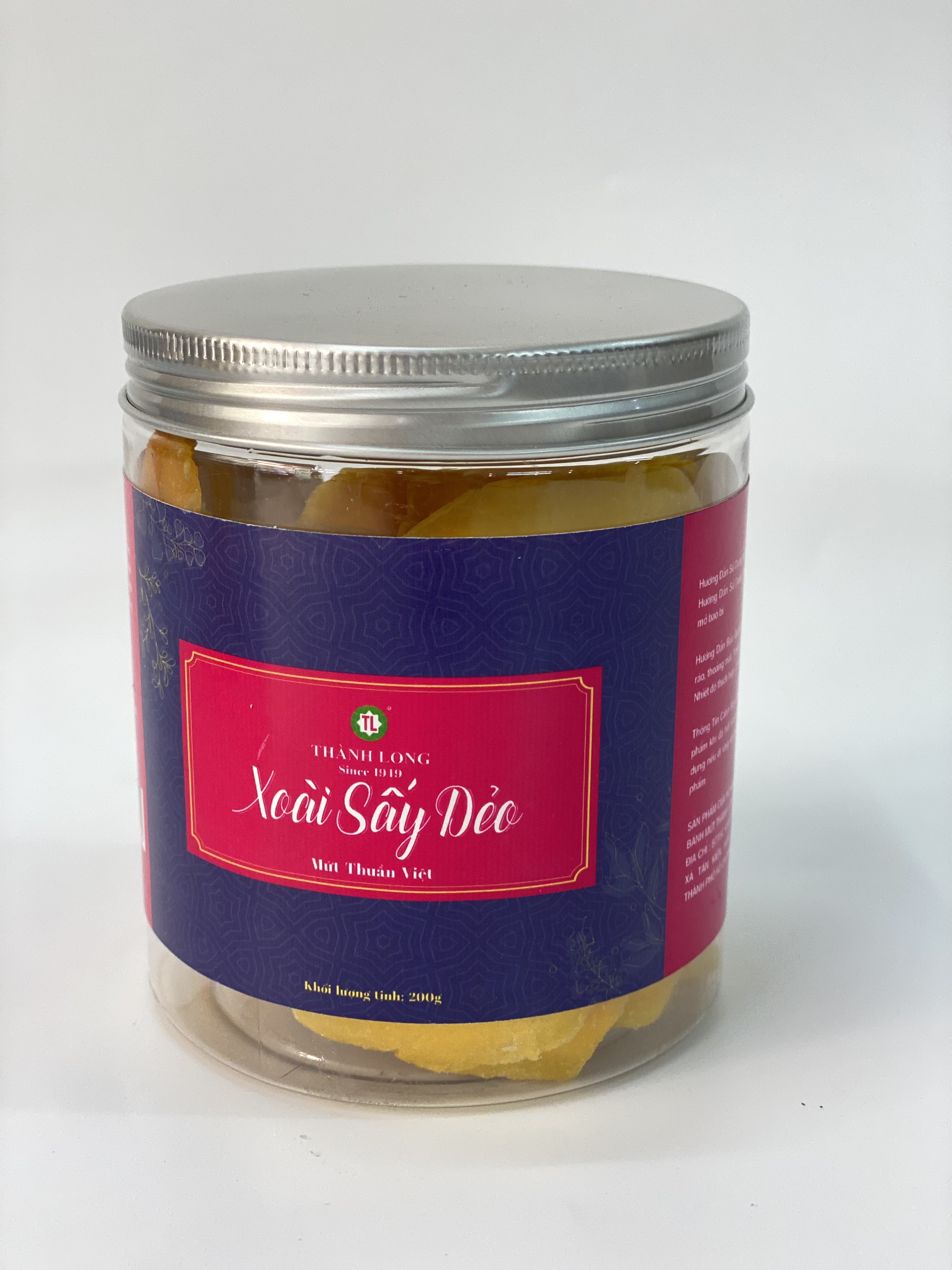 HỘP MỨT XOÀI SẤY DẺO - THÀNH LONG 200G - VIỆT NAM