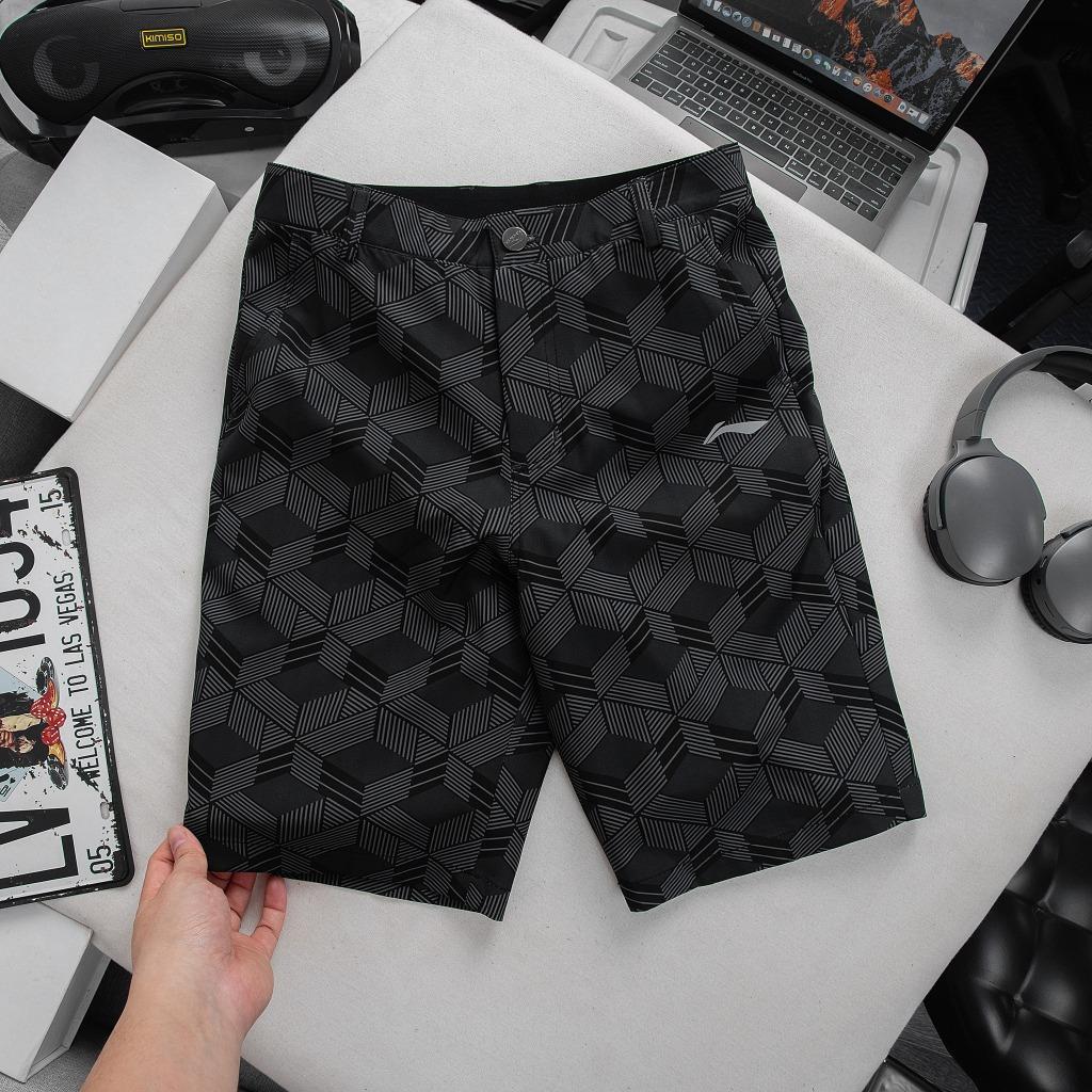 Quần Li - Ning Họa Tiết Lục Giác Thanh Lịch Mặc Mát, Không Nhăn,Co Giãn Cực Êm -Không Nóng - Combo3 Quần 3 Màu