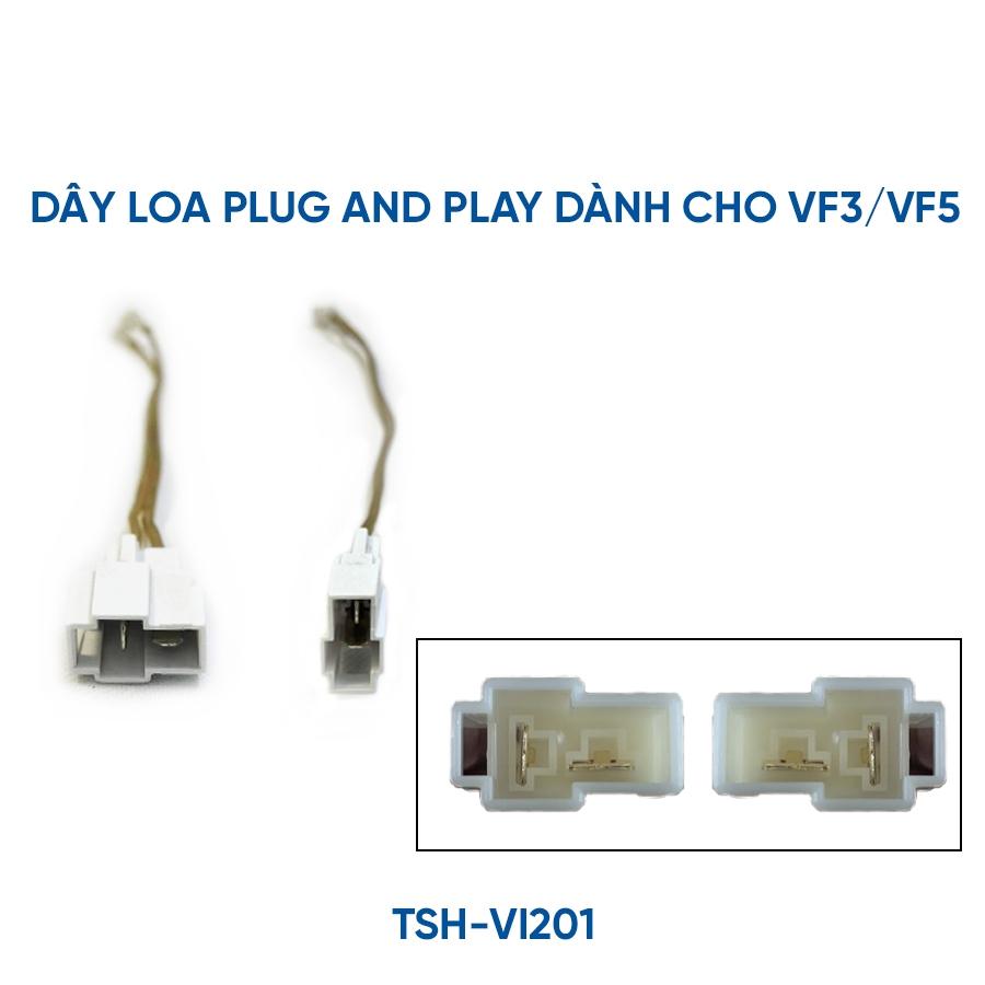 Dây Loa Plug And Play Dành Cho Xe Vinfast VF3 / VF5 độ Loa 5 inch, 6.5 inch Giắc Loa giữ nguyên bản cho xe