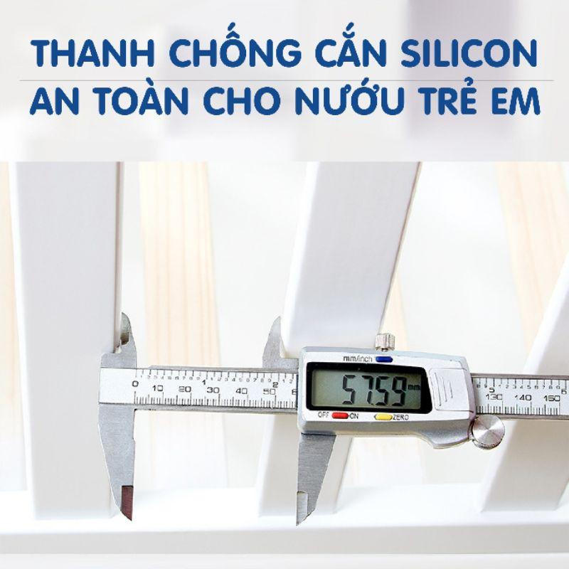 Nôi cũi Umoo 2 tầng 5 trong 1, nệm, quây vải tặng kèm màn