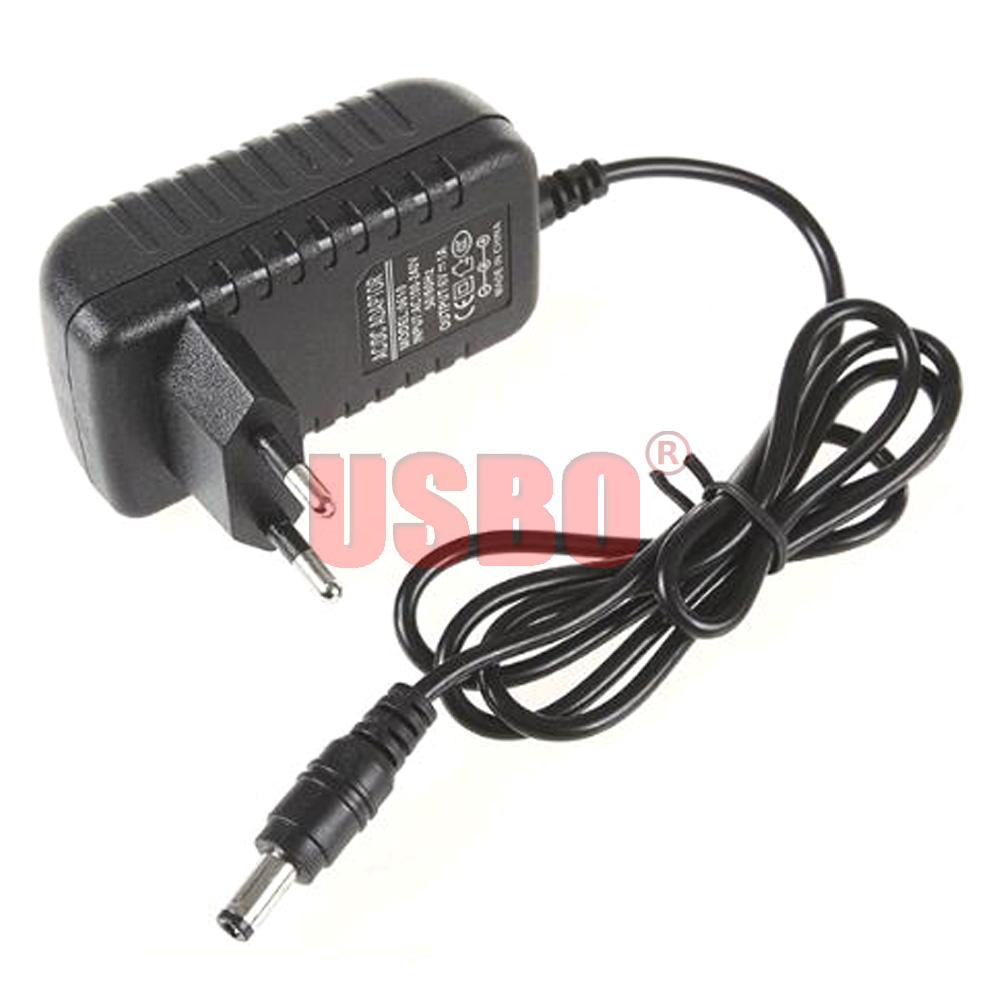 Đen 1.0m 12V Châu Âu Bộ sạc DC phổ biến 5,5*2,5mm