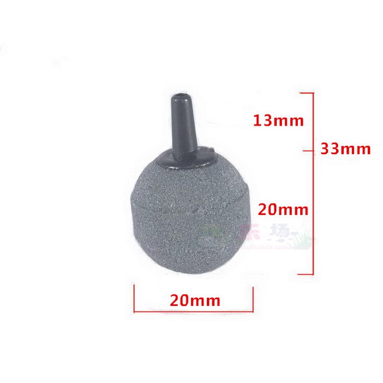 Đầu Xủi Oxy Tròn Xịn , Dây Sủi Oxy 5mm Cao Cấp