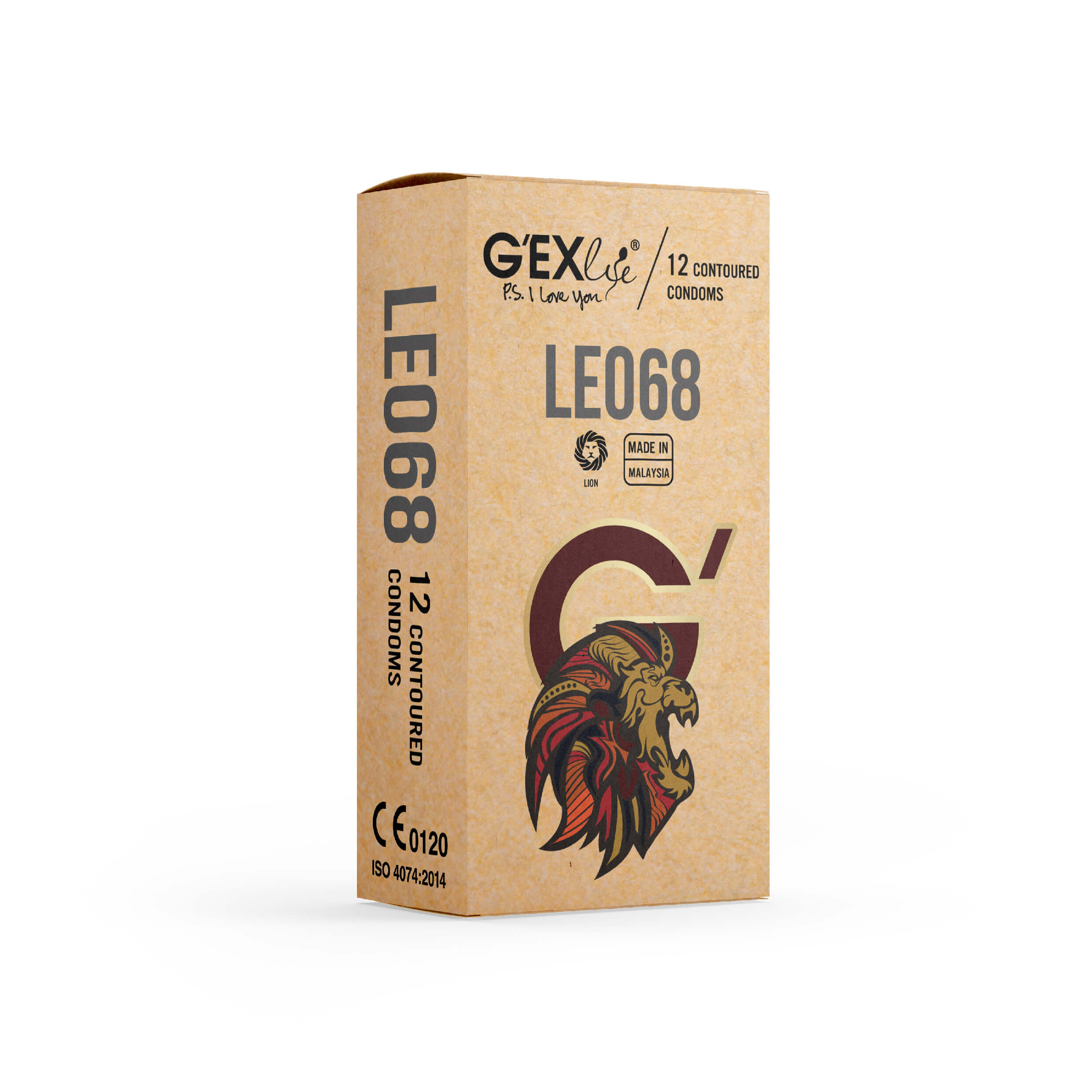 Bao cao su G'EXlife Leo 68 - Hộp 12 cái