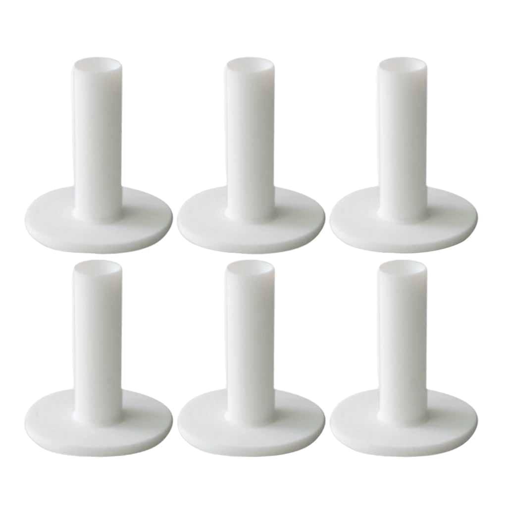 6pcs Rubber Golf Driving Range Practice Tee Holder Tees  Tool