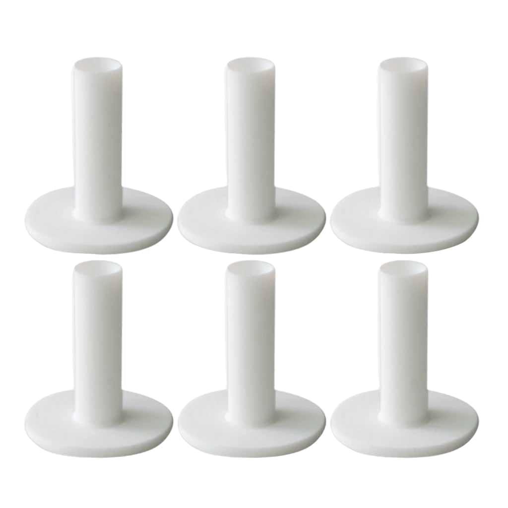 6Pcs Golf Rubber Tee Holder Set for Driving Range Golf Practice Mat - sturdy and durable use