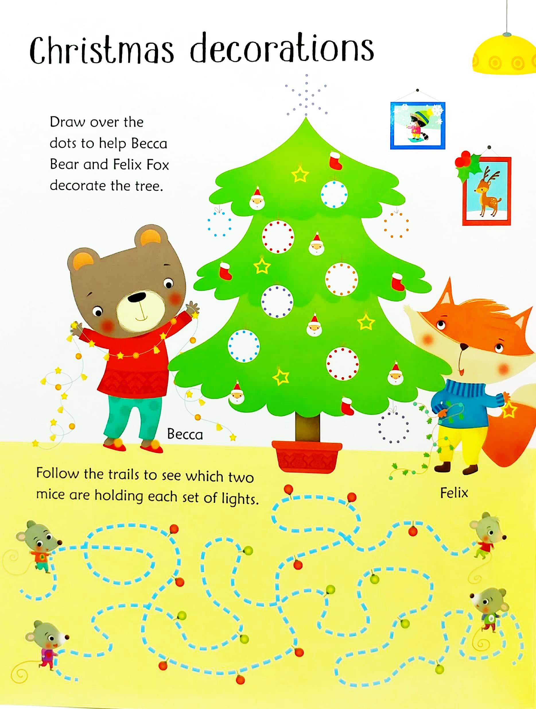 Wipe-Clean Christmas Activities