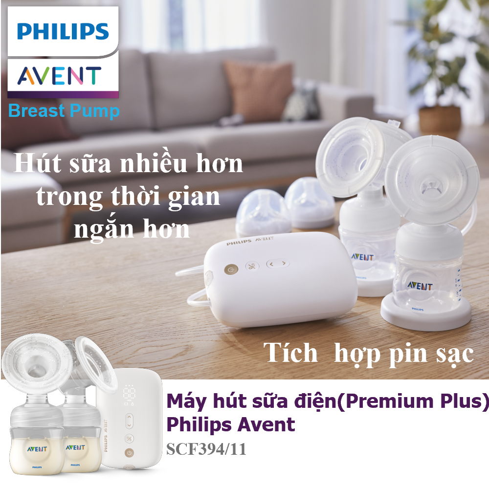 Máy hút sữa bằng điện Philips Avent 394.11