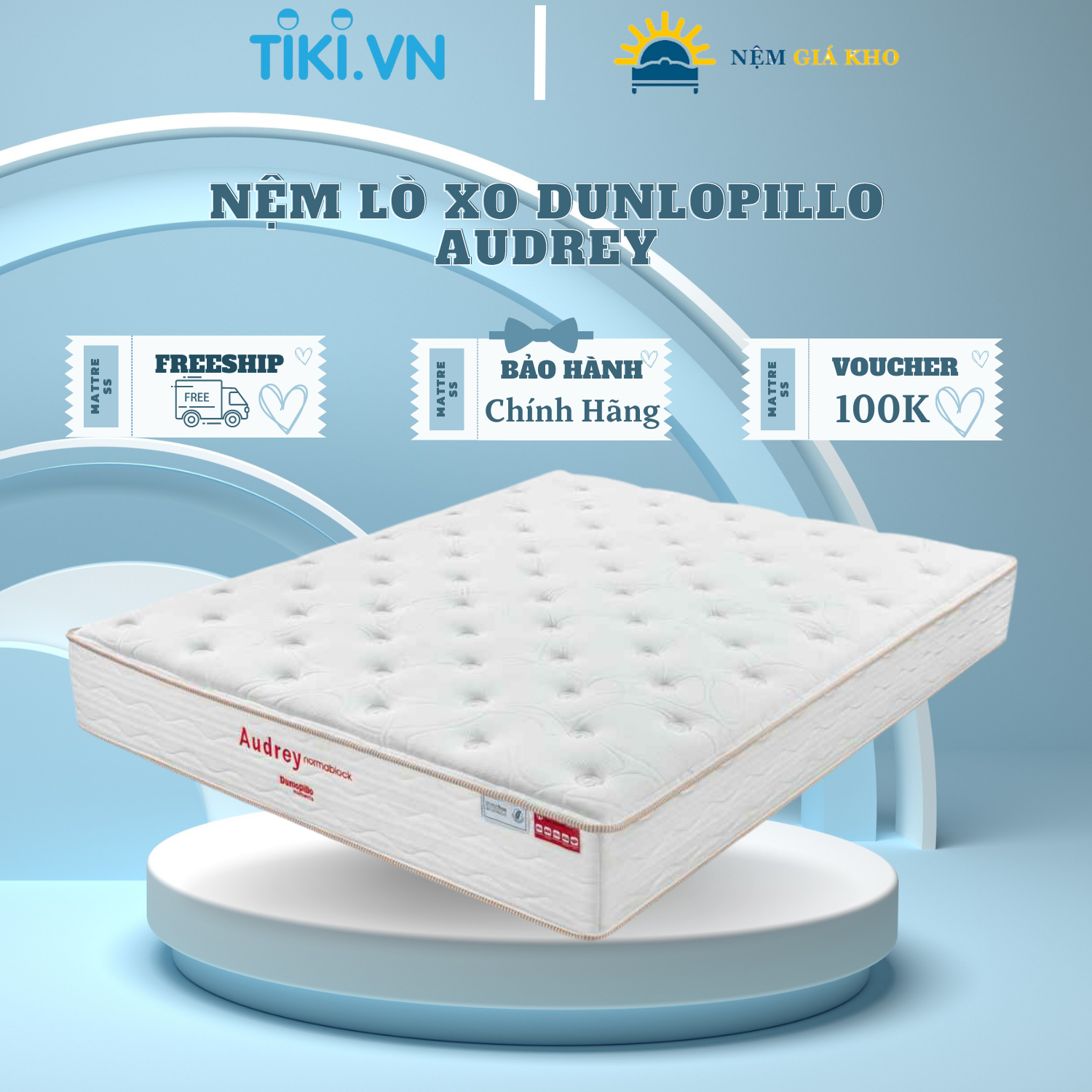 Nệm Lò Xo Dunlopillo Audrey