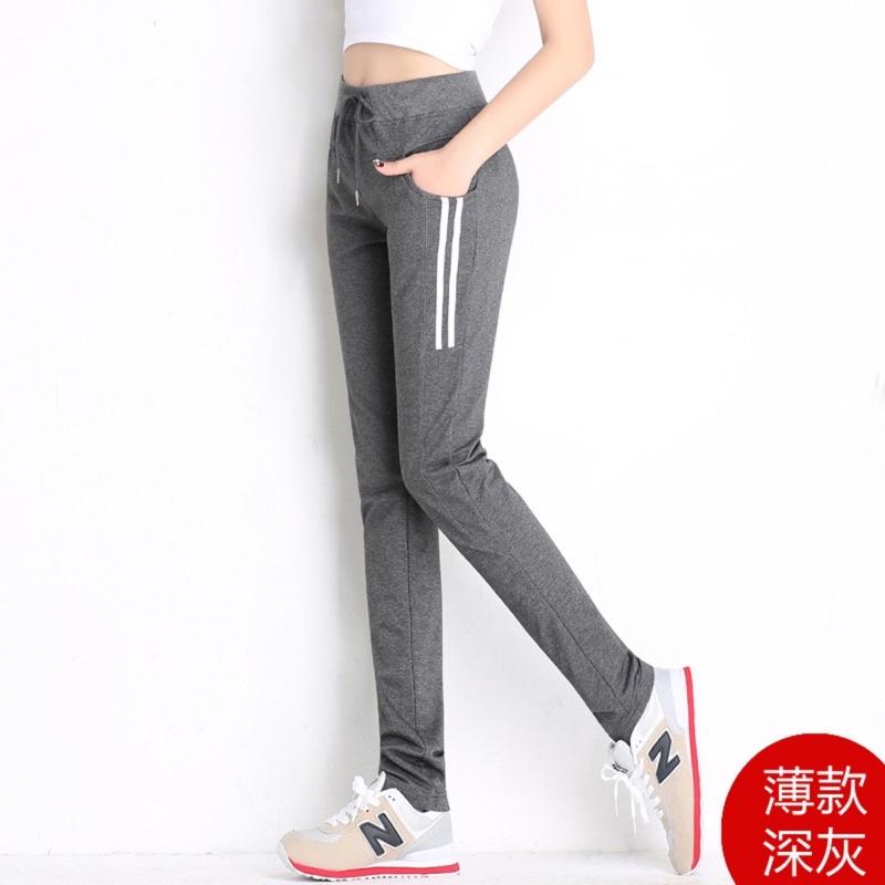 Quần thể thao 2 sọc nam nữ chất nỉ