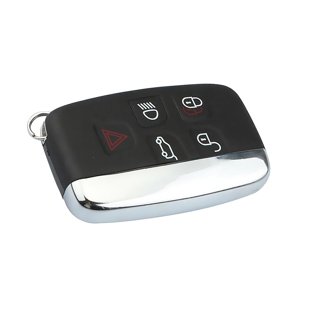 5 Button Remote Key FOB Smart Key Shell Case for JAGUAR XJ XJL XF