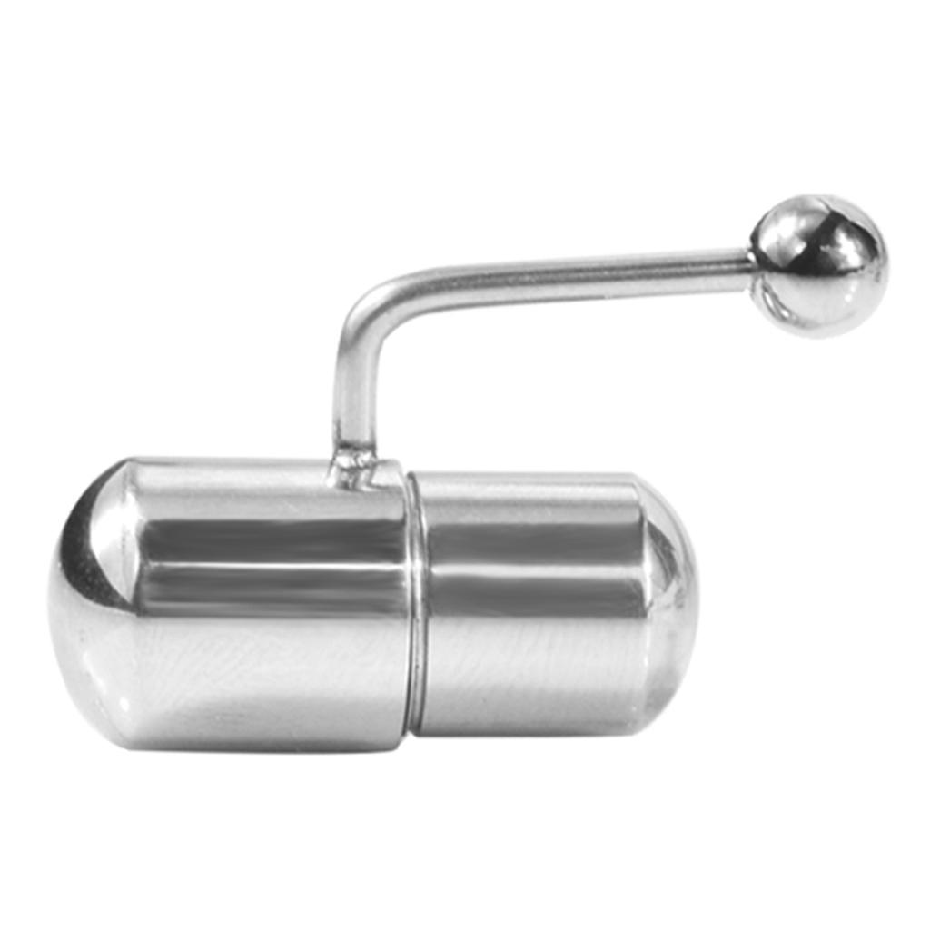 Silver stainless steel vibrating belly button navel ring nose lip body ring