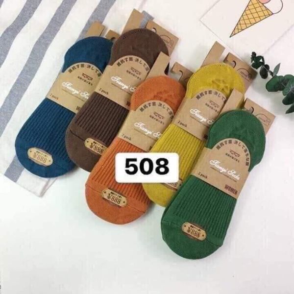 Set 5 Tất Hài Nữ Gân Tăm - TGHN