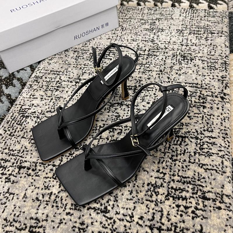 Giày Sandal cao gót nữ 7p HACHIKI gót nhọn dây mảnh xỏ ngón nữ G13