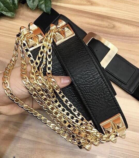 Thắt lưng bản 4cm. Kèm 3 dây thả