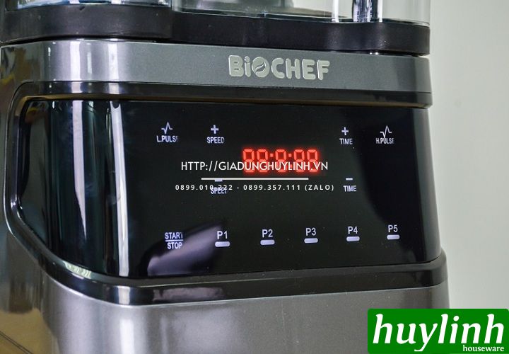 Máy xay sinh tố công nghiệp BioChef BIG 1 - Chống Ồn - Động cơ 5HP - Công suất 2500W - Dung tích 1.5 - 2 lít - Hàng chính hãng Sản xuất tại Úc