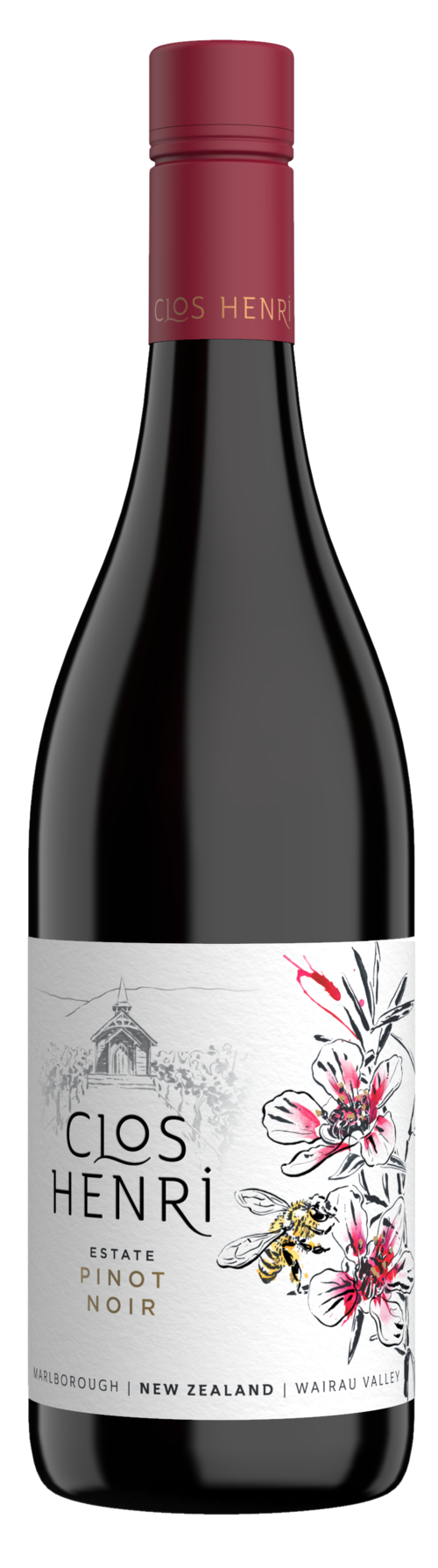 Rượu vang đỏ New Zealand, Clos Henri, Estate, Pinot Noir, Wairau Valley