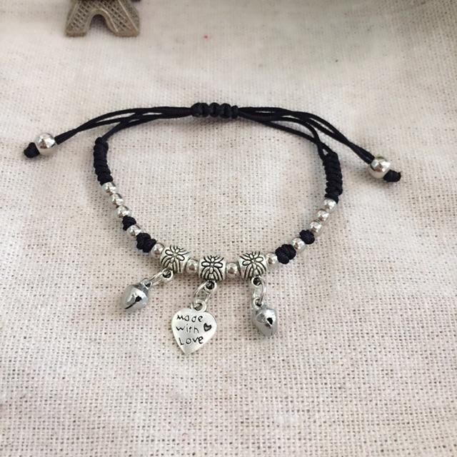 Vòng tay HandMade tim made with love