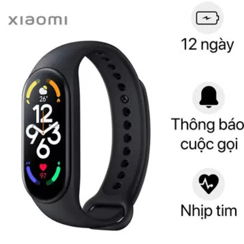 Vòng Đeo Tay Thông Minh Xiaomi Smart Band 7 AP - Hàng chính hãng
