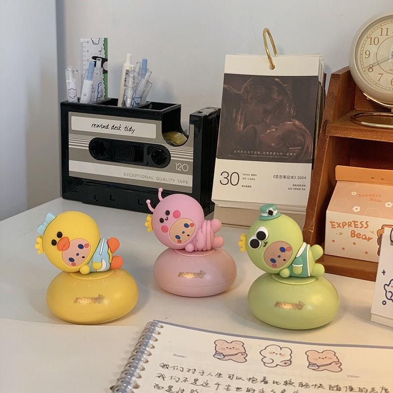 Đồng Hồ Báo Thức Mini Đa Năng Họa Tiết Hoạt Hình Xinh Xắn Dành Cho Học Sinh