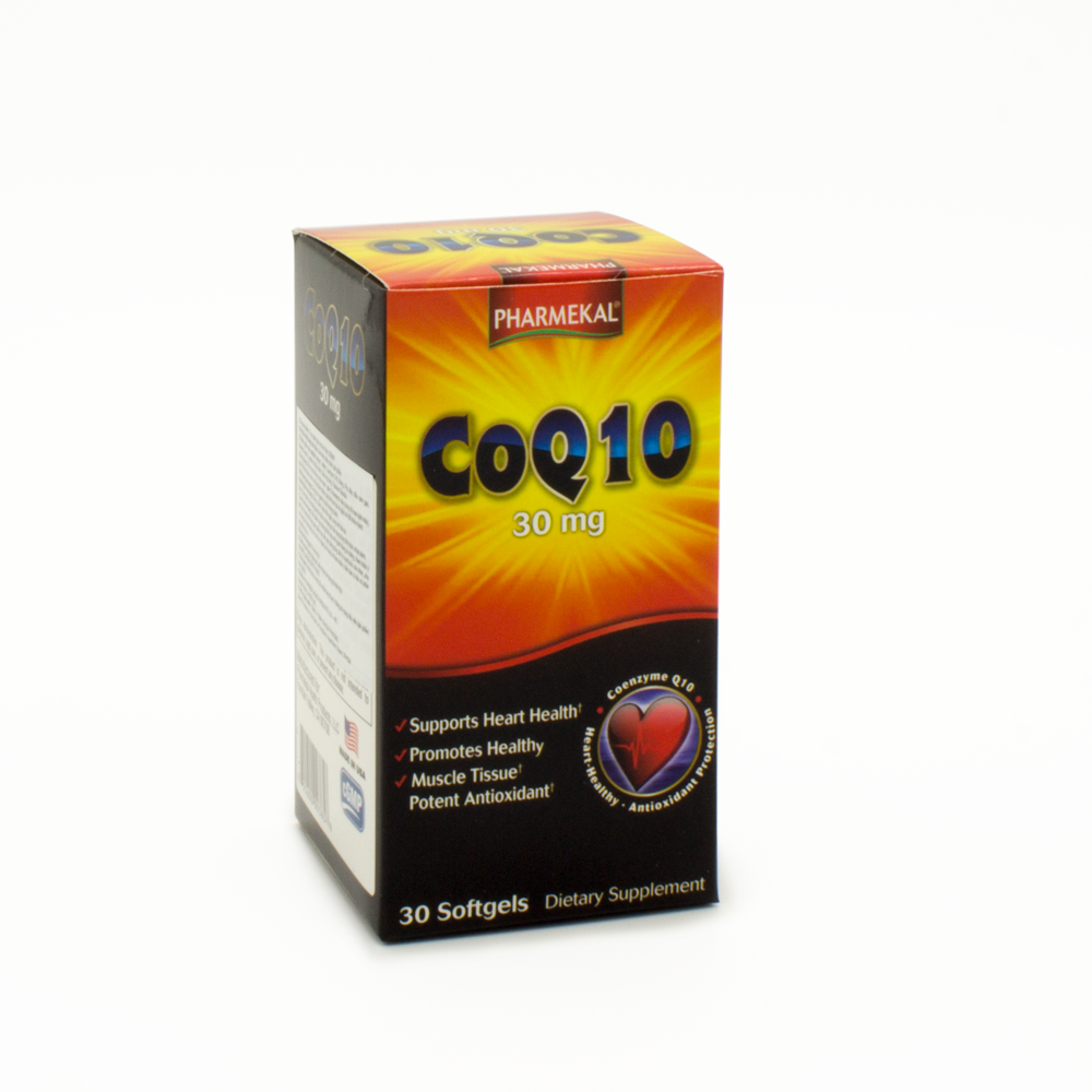 Viên Uống Hỗ Trợ Tim Mạch Pharmekal CoQ10 - Trắng